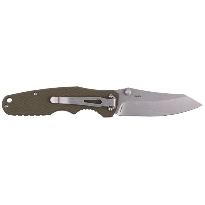 Couteau SKIF Cutter Olive Manche G10 Lame Acier 8Cr13MoB Linerlock Clip SKFIS004OG - Livraison Gratuite
