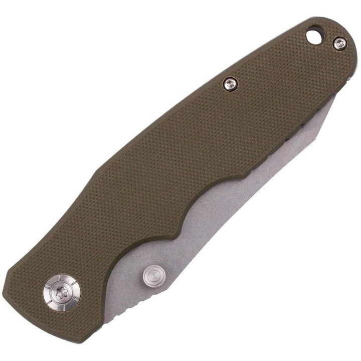 Couteau SKIF Cutter Olive Manche G10 Lame Acier 8Cr13MoB Linerlock Clip SKFIS004OG - Livraison Gratuite