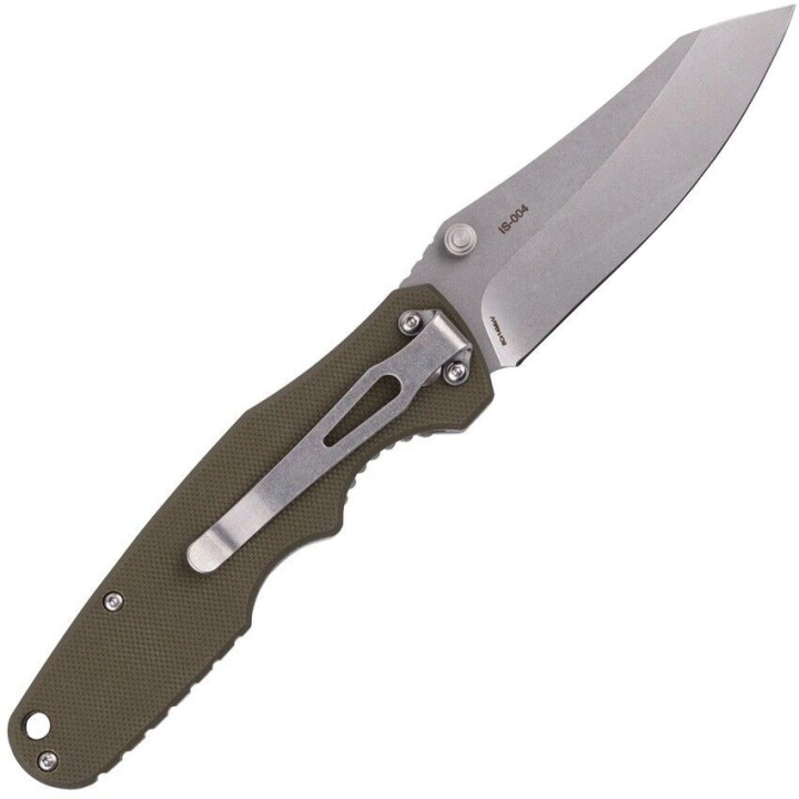 Couteau SKIF Cutter Olive Manche G10 Lame Acier 8Cr13MoB Linerlock Clip SKFIS004OG - Livraison Gratuite