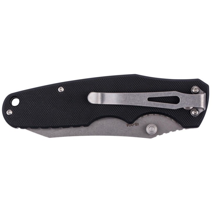 Couteau SKIF Cutter Black Manche G10 Lame Acier 8Cr13MoB Linerlock Clip SKFIS004B - Livraison Gratuite