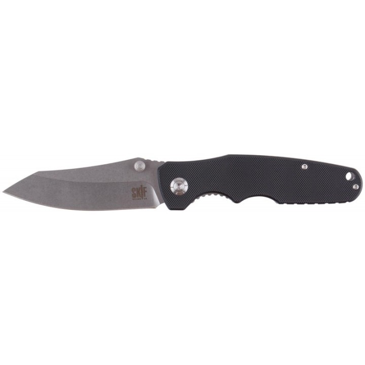 Couteau SKIF Cutter Black Manche G10 Lame Acier 8Cr13MoB Linerlock Clip SKFIS004B - Livraison Gratuite