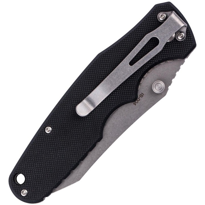 Couteau SKIF Cutter Black Manche G10 Lame Acier 8Cr13MoB Linerlock Clip SKFIS004B - Livraison Gratuite