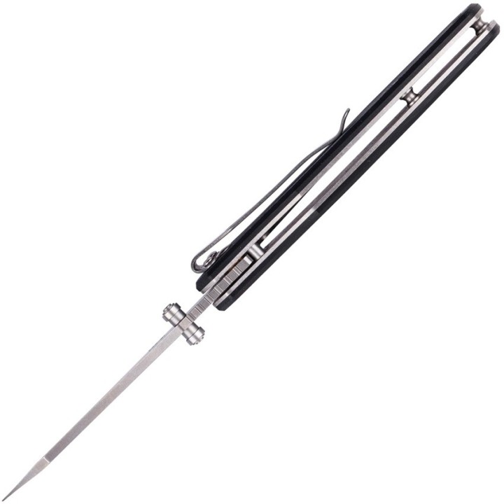 Couteau SKIF Cutter Black Manche G10 Lame Acier 8Cr13MoB Linerlock Clip SKFIS004B - Livraison Gratuite