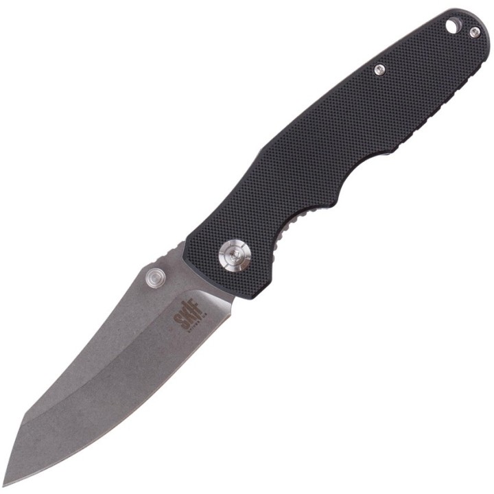 Couteau SKIF Cutter Black Manche G10 Lame Acier 8Cr13MoB Linerlock Clip SKFIS004B - Livraison Gratuite
