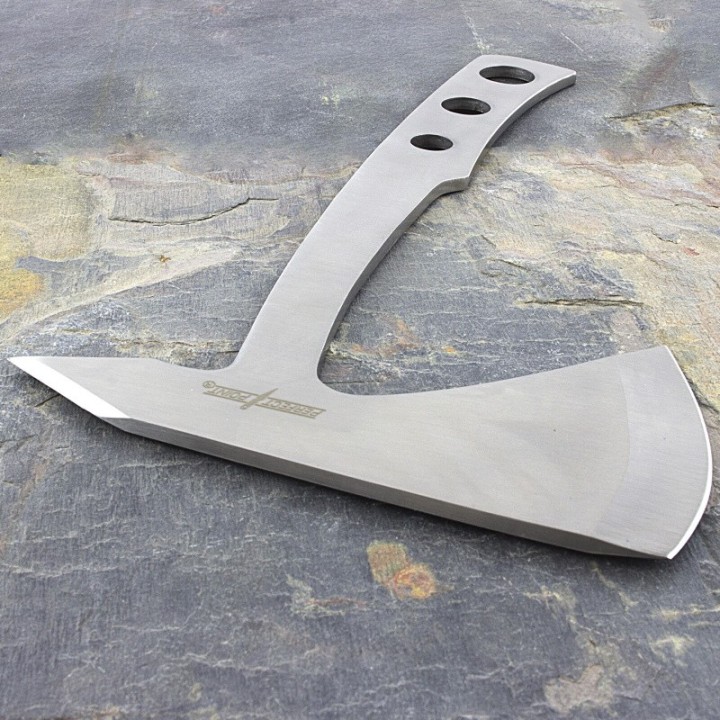 Set de 2 Haches de Lancer Perfect Point Throwing Axe Lame Acier Etui Nylon M4506 - Livraison Gratuite
