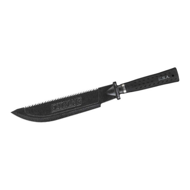Couteau Bowie Estwing Machete Lame Forgée Manche Caoutchouc Etui Nylon Made USA ESEBM - Livraison Gratuite