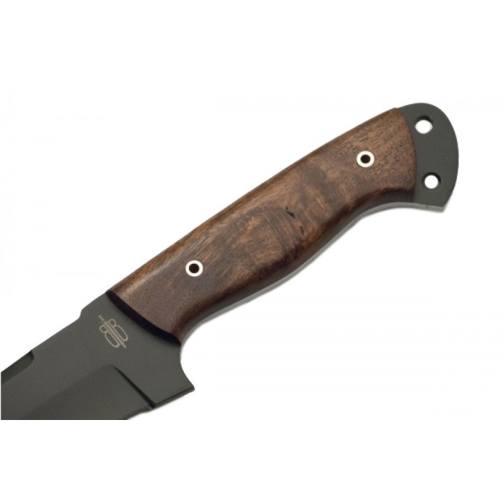 Couteau De Pêcheur à Lever les Filets Lame Acier Carbone 1095 Manche Chêne Etui Cuir BNB24115 - Livraison Gratuite