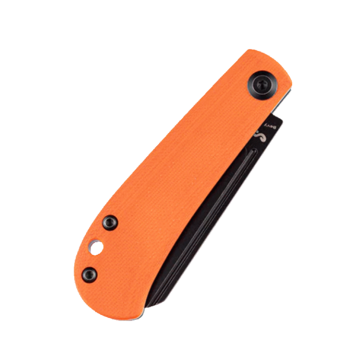 Couteau Kansept Bevy Orange Manche G10 Lame Sheepfoot Acier 154CM Slip Joint KT2026F6 - Livraison Gratuite