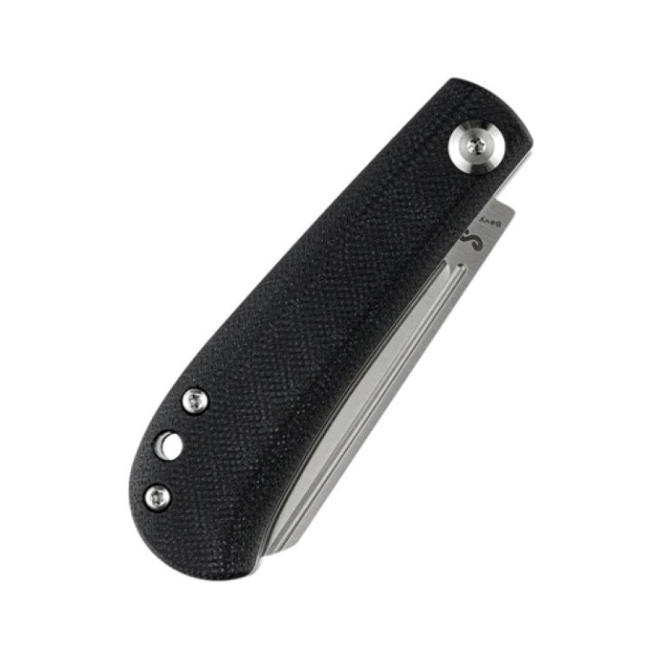Couteau Kansept Bevy Black Manche G10 Lame Sheepfoot Acier 154CM Slip Joint KT2026F1 - Livraison Gratuite