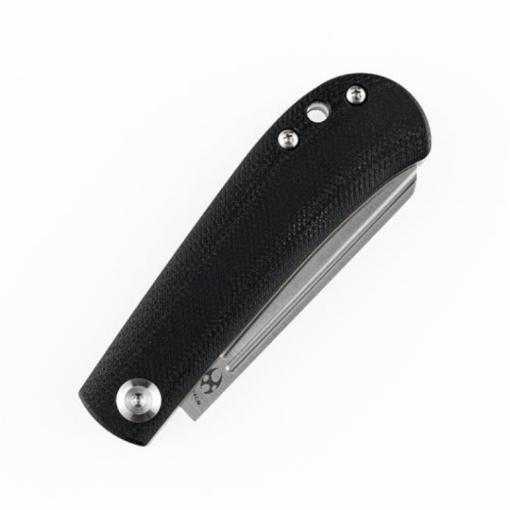 Couteau Kansept Bevy Black Manche G10 Lame Sheepfoot Acier 154CM Slip Joint KT2026F1 - Livraison Gratuite