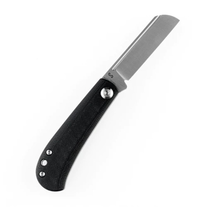 Couteau Kansept Bevy Black Manche G10 Lame Sheepfoot Acier 154CM Slip Joint KT2026F1 - Livraison Gratuite