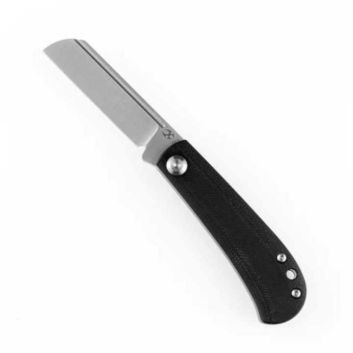 Couteau Kansept Bevy Black Manche G10 Lame Sheepfoot Acier 154CM Slip Joint KT2026F1 - Livraison Gratuite