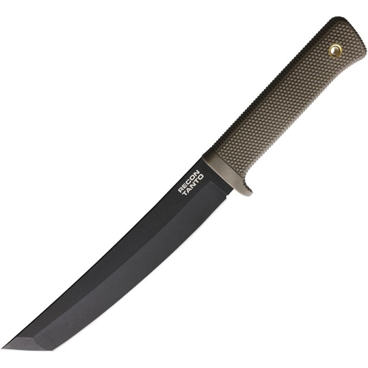 Couteau Cold Steel Tactical Recon Tanto Dark Earth Lame Acier SK-5 Manche Kray-Ex Etui CS49LRTDEBK - Livraison Gratuite