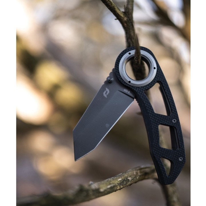 Couteau Schrade Delta Class Torsion Lame Tanto Acier AUS-8 Manche G10 Linerlock Clip SCH1159326 - Livraison Gratuite