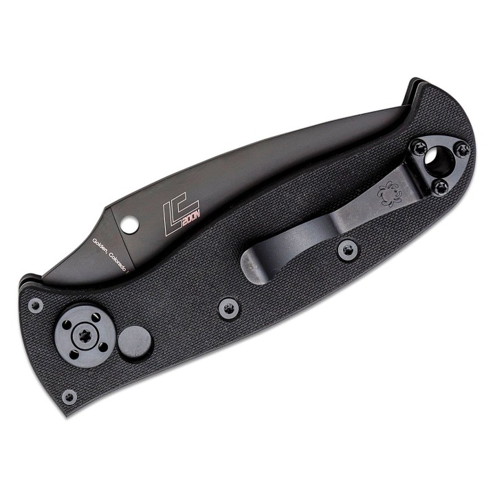 Couteau Automatique Spyderco Autonomy 2 AUTO Lame Acier LC200N Serr Manche G10 Button Lock USA SC165GPSBBK2 - Livraison Gratuite