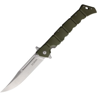 Couteau Cold Steel Large Luzon OD GREEN  Lame Acier 8Cr13MoV Manche GFN Linerlock Clip CS20NQXODSW - Livraison Gratuite