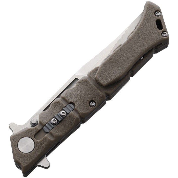 Couteau Cold Steel Medium Luzon Dark Earth Lame Acier 8Cr13MoV Satin Manche GFN Lock CS20NQLDEST - Livraison Gratuite