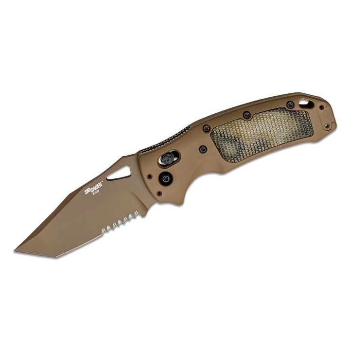 Couteau SIG Sauer K320 AXG Scorpion ABLE Lock Lame Tanto Acier S30V Manche Alu/GMascus Made USA SIG36368 - Livraison Gratuite