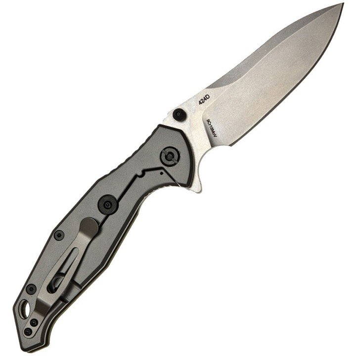 Couteau SKIF Knives Adventure Olive Manche G10 Lame Acier 9Cr18MoV IKBS Framelock Clip SKF424SEG - Livraison Gratuite