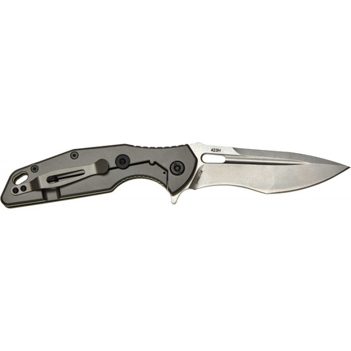 Couteau SKIF Knives Defender Olive Manche G10 Lame Acier 9Cr18MoV IKBS Framelock Clip SKF423SEG - Livraison Gratuite