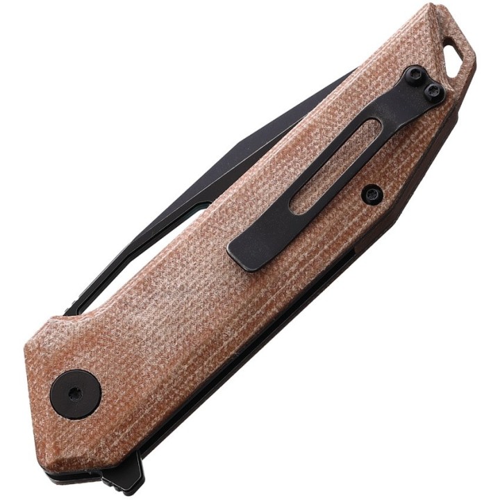 Couteau CMB Lurker Brown Manche Micarta Lame Acier D2 IKBS Linerlock Clip CMB10A - Livraison Gratuite