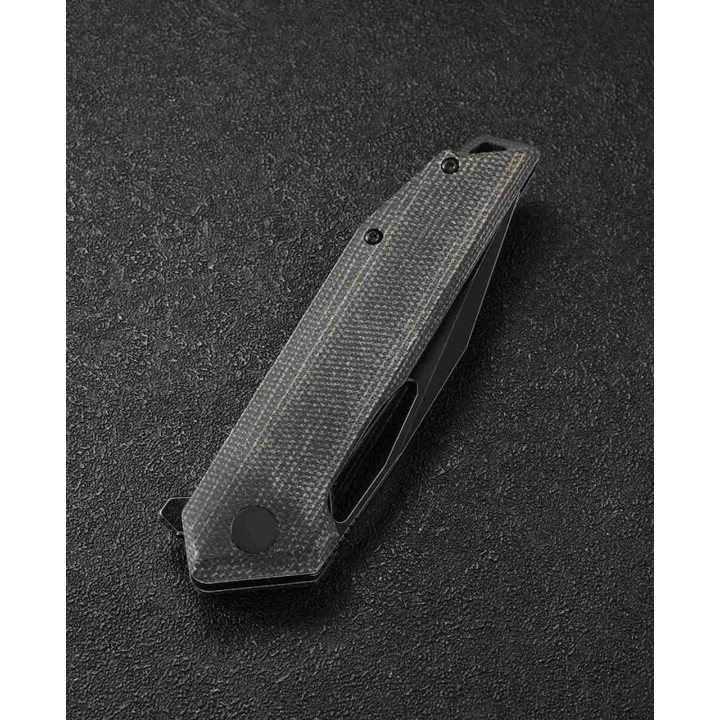 Couteau CMB Lurker Black Manche Micarta Lame Acier D2 IKBS Linerlock Clip CMB10B - Livraison Gratuite 
