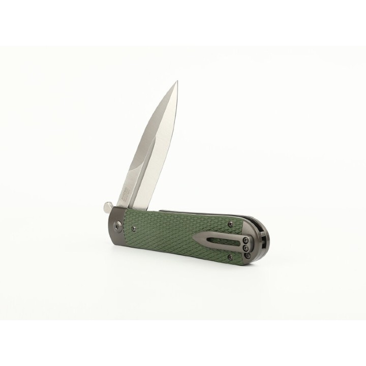 Couteau Ganzo Adimanti Samson Green Lame Acier D2 Manche G10 Linerlock Clip GASAMSONGR - Livraison Gratuite