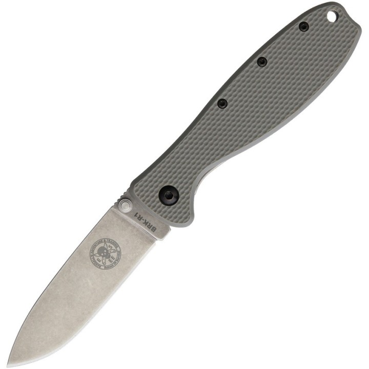 Couteau Esee BRK Zancudo Foliage Green Lame Acier AUS-8 SW Manche FRN Framelock Clip BRKR1FG - Livraison Gratuite