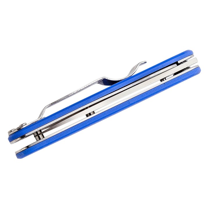 Couteau Esee Churp Blue Lame Acier D2 Manche G10 Linerlock Clip BRKC6 - Livraison Gratuite