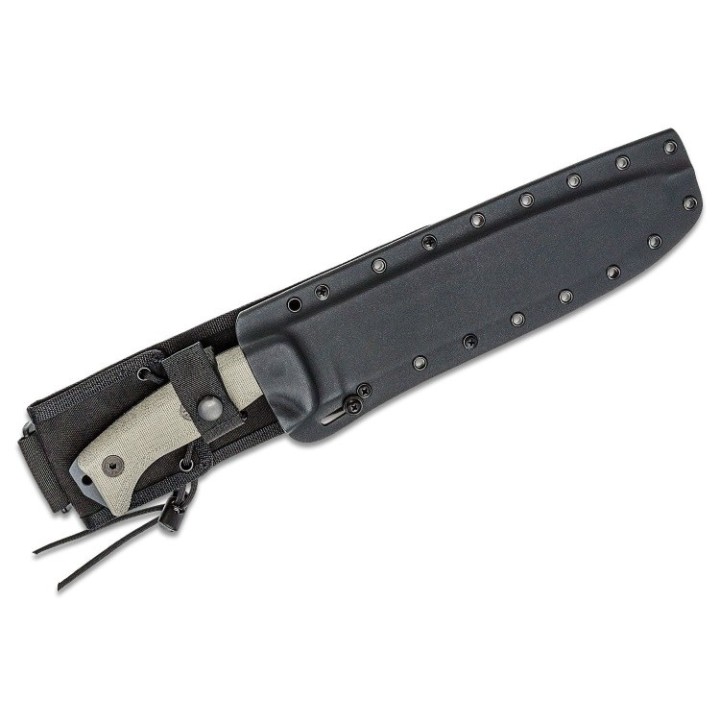 ESJUNGLASTG ESEE Junglas Tactical 1095 Carbon Blade Micarta Handle Kydex Sheath USA - Livraison Gratuite