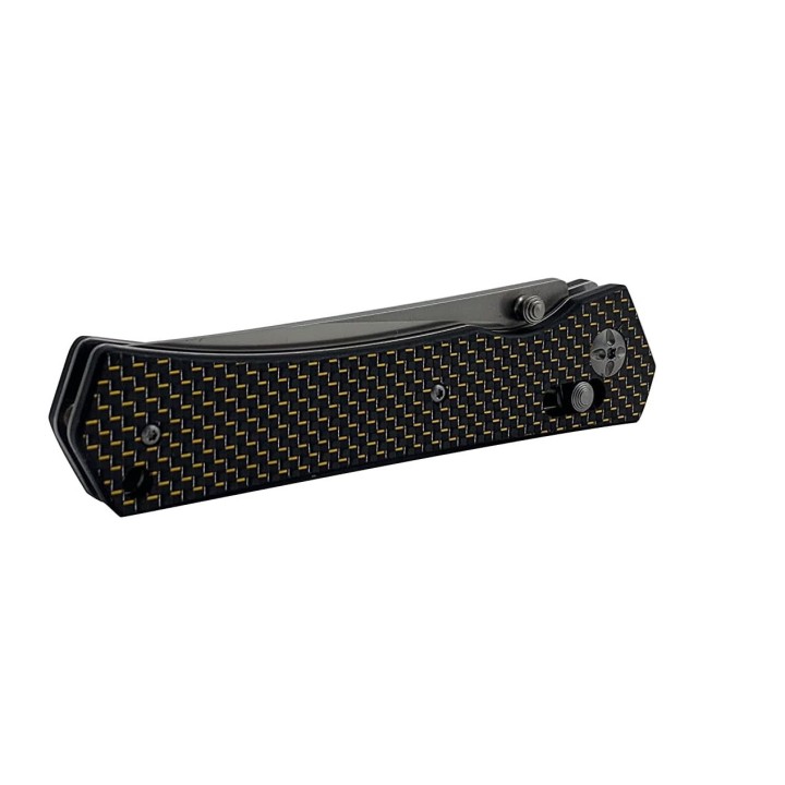 Couteau S-Tec Axis Lock FC Lame Acier D2 Manche FIbre de Carbone IKBS Clip STTS024 - Livraison Gratuite