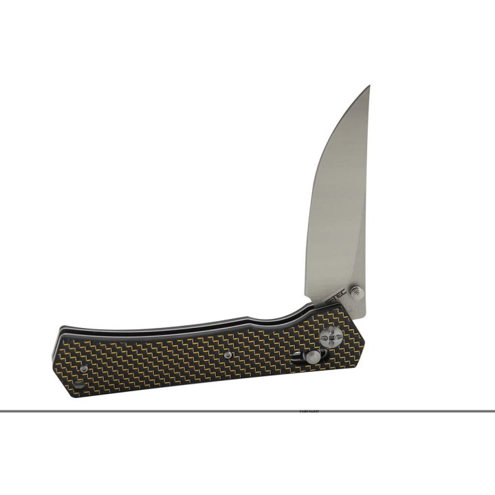 Couteau S-Tec Axis Lock FC Lame Acier D2 Manche FIbre de Carbone IKBS Clip STTS024 - Livraison Gratuite