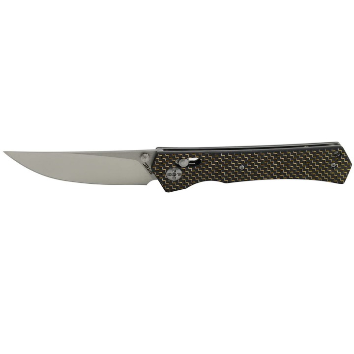 Couteau S-Tec Axis Lock FC Lame Acier D2 Manche FIbre de Carbone IKBS Clip STTS024 - Livraison Gratuite
