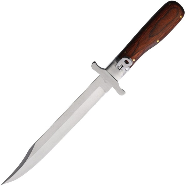 Couteau de Chasse Dague à la d'Estaing S-Tec Lame Acier 3Cr13 Etui Cuir STT2210592 - Livraison Gratuite