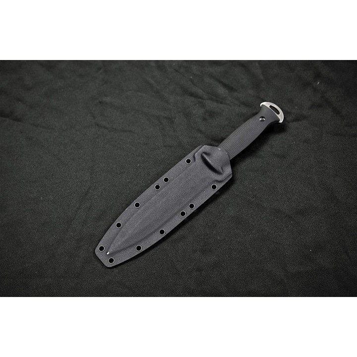 Couteau de Combat S-tec Tactical Dagger Lame Acier 8Cr13MoV Manche G10 Etui Nylon STT22010 - Livraison Gratuite