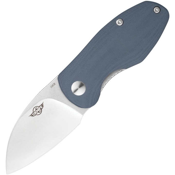 Couteau Olight Oknife Parrot Gray/Blue Lame Acier 154CM Manche G10 IKBS Linerlock CLip OLTPARROTGY - Livraison Gratuite