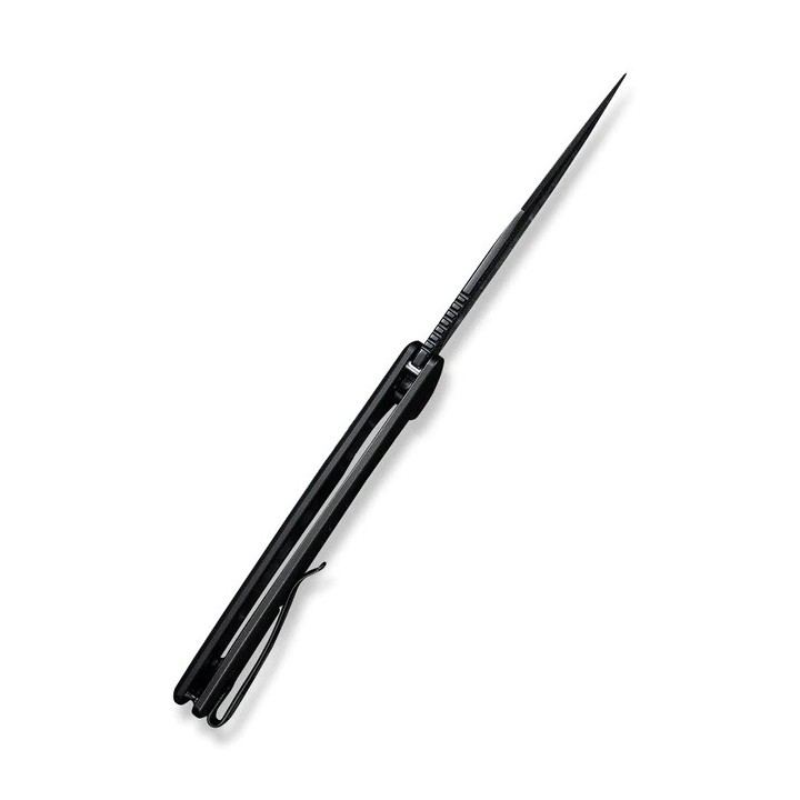Couteau CIVIVI Sinisys Black Lame Acier 14C28N Manche G10/Acier IKBS Framelock Clip CIVC200391 - Livraison Gratuite