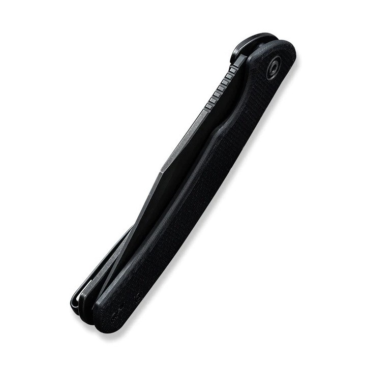 Couteau CIVIVI Sinisys Black Lame Acier 14C28N Manche G10/Acier IKBS Framelock Clip CIVC200391 - Livraison Gratuite