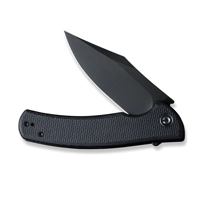 Couteau CIVIVI Sinisys Black Lame Acier 14C28N Manche G10/Acier IKBS Framelock Clip CIVC200391 - Livraison Gratuite