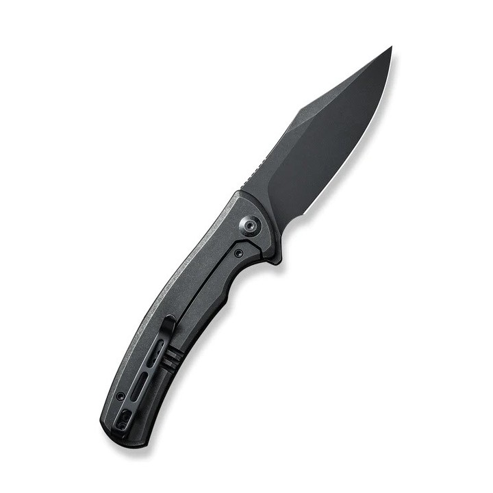 Couteau CIVIVI Sinisys Black Lame Acier 14C28N Manche G10/Acier IKBS Framelock Clip CIVC200391 - Livraison Gratuite