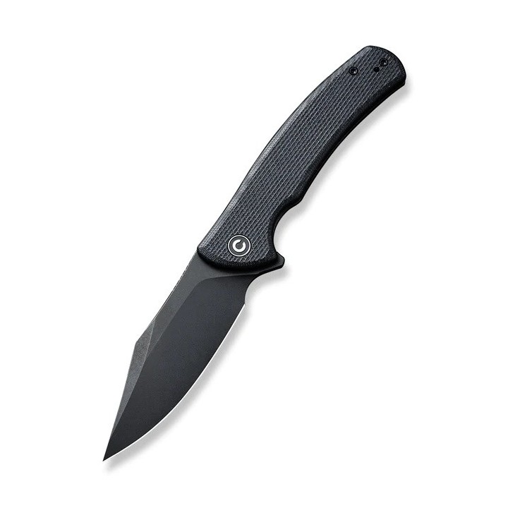 Couteau CIVIVI Sinisys Black Lame Acier 14C28N Manche G10/Acier IKBS Framelock Clip CIVC200391 - Livraison Gratuite