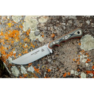 Couteau Tops Muley Skinner Lame Acier 154CM Manche Tan/Black G10 Etui Kydex Made USA TPMSKIN01 - Livraison Gratuite