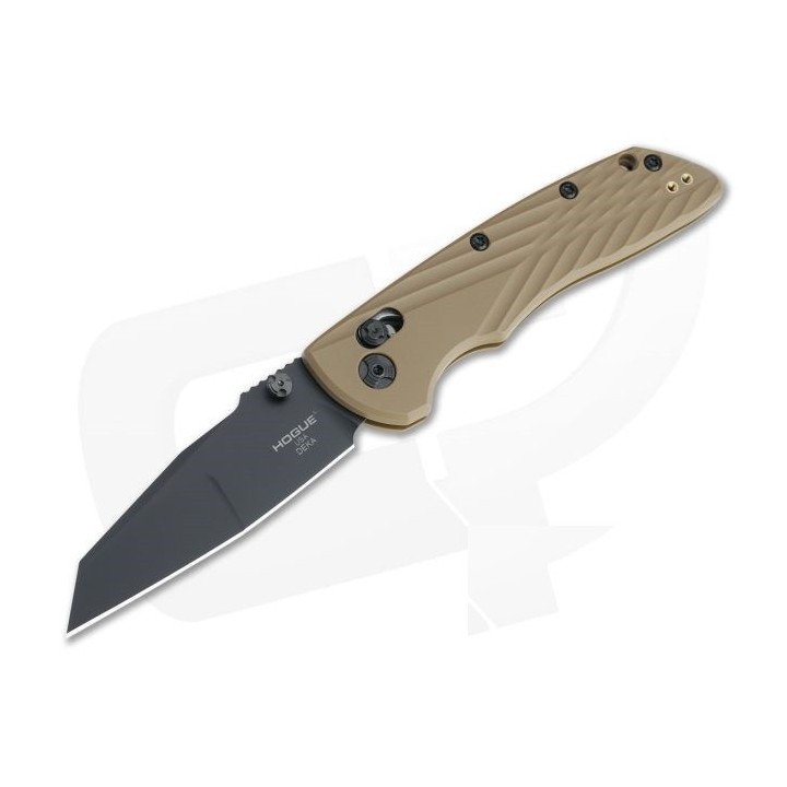 Couteau Hogue Deka ABLE Lock Lame Acier CPM-MagnaCut Manche FDE Clip Made USA HO24367 - Livraison Gratuite