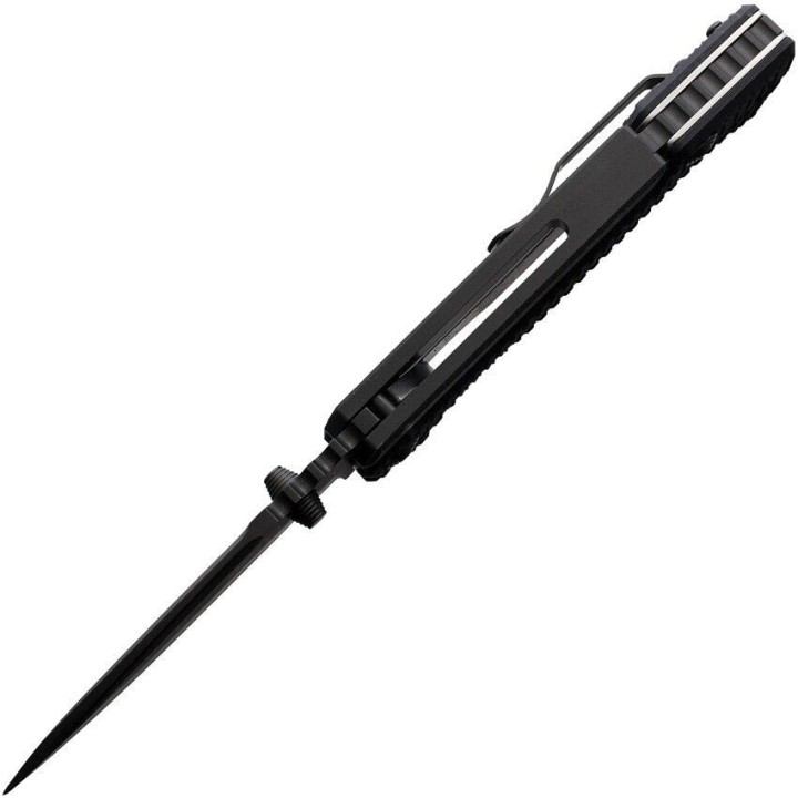 Couteau Cold Steel AD-15 Scorpion Lock Black Lame Acier S35VN Manche G10 Clip CS58SQBKBK - Livraison Gratuite