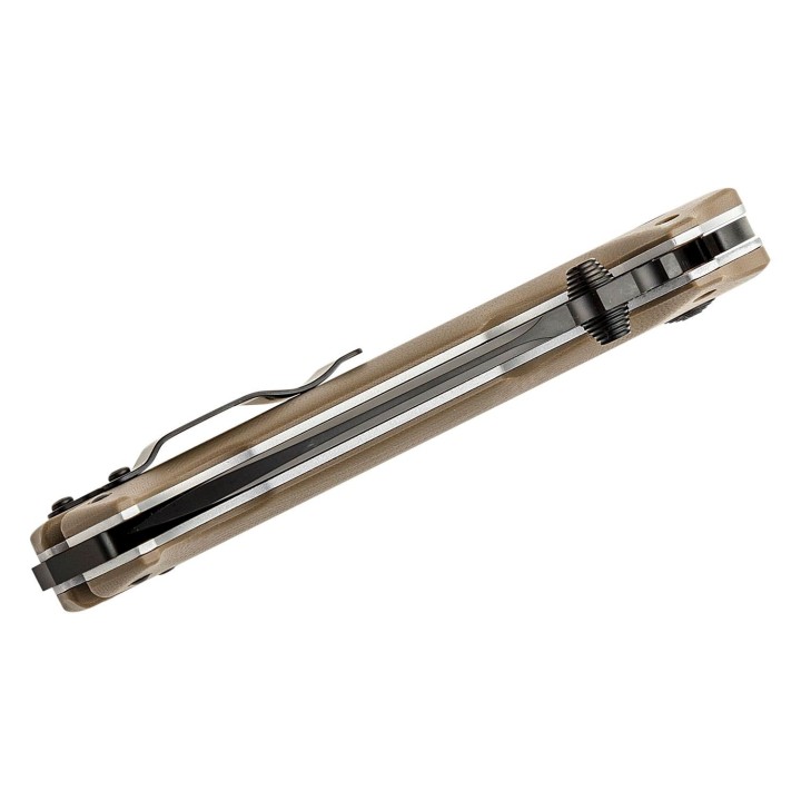 Couteau Cold Steel AD-10 Demko Lame Acier CPM-S35VN Blackwash Manche G-10 FDE Tri-Ad Lock Clip CS28DDDEBK - Livraison Gratuite