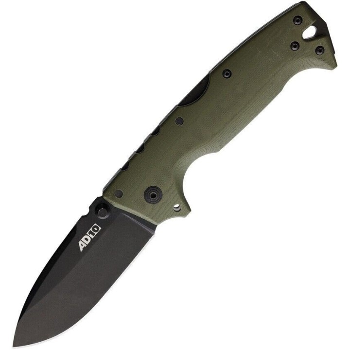 Couteau Cold Steel AD-10 Demko Lame Acier CPM-S35VN Blackwash Manche G-10 Od Green Clip CS28DDODBK - Livraison Gratuite