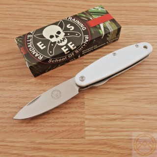 Couteau Esee Churp White Lame Acier D2 Manche G10 Linerlock Clip BRKC7 - Livraison Gratuite
