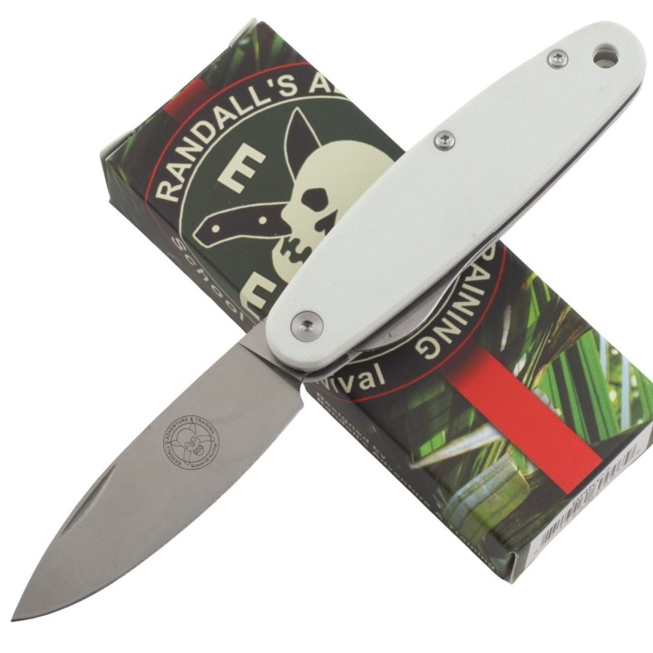 Couteau Esee Churp White Lame Acier D2 Manche G10 Linerlock Clip BRKC7 - Livraison Gratuite