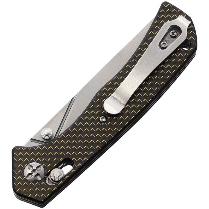 Couteau S-Tec Axis Lock FC Lame Acier D2 Manche FIbre de Carbone IKBS Clip STTS023 - Livraison Gratuite