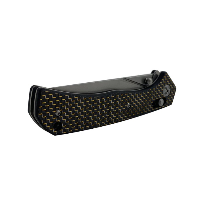 Couteau S-Tec Axis Lock FC Lame Acier D2 Manche FIbre de Carbone IKBS Clip STTS023 - Livraison Gratuite